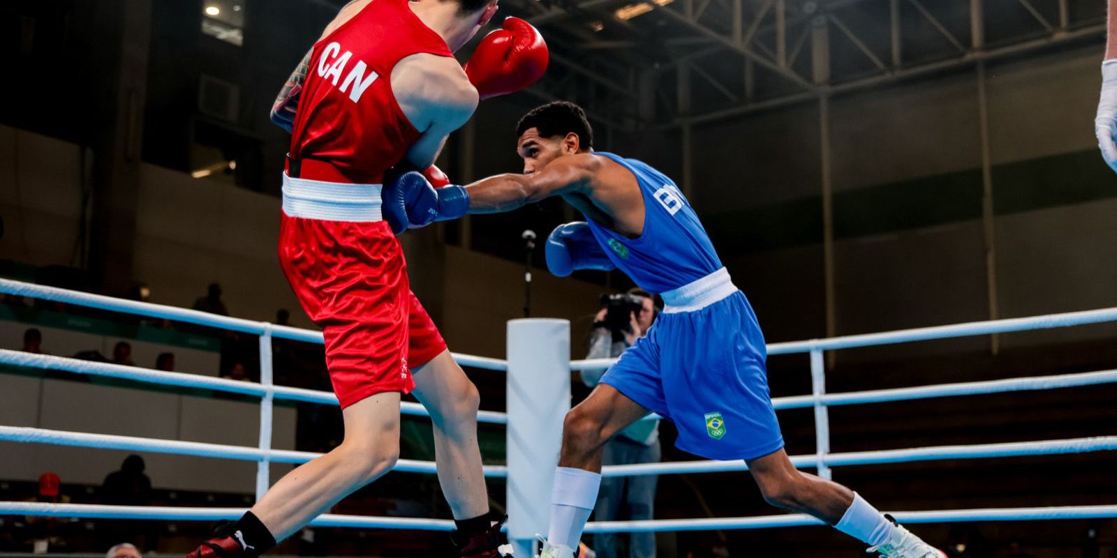 Boxeador Luiz Oliveira 'Bolinha' vence na estreia no Pan de Santiago