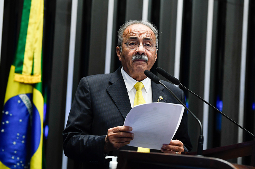 Em discurso, à tribuna, 4º secretário da Mesa do Senado Federal, senador Chico Rodrigues (PSB-RR).