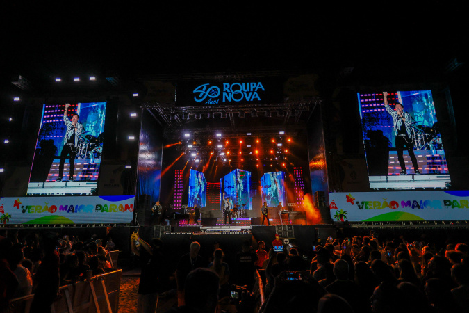 Roupa Nova e Rick e Renner animam o público no segundo dia de shows no Verão Maior Paraná