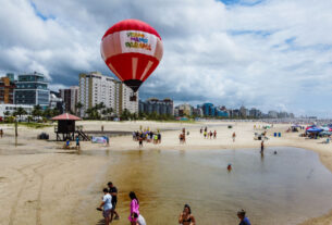 Voo de balão encerra atividade no Verão Maior Paraná com mais de mil participantes