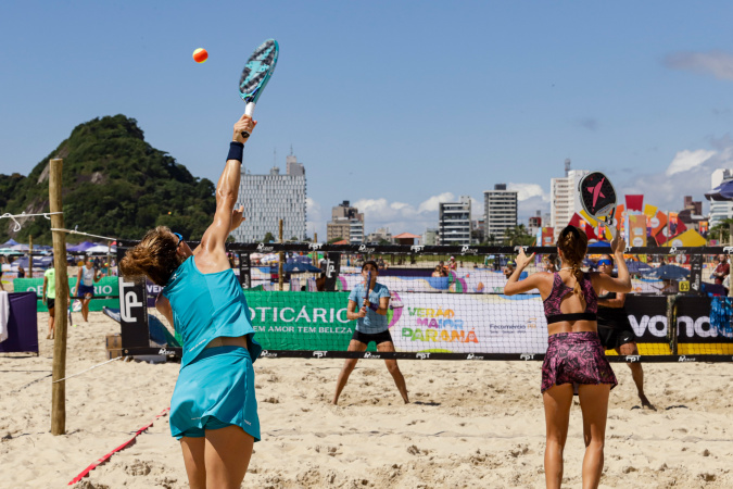 Com participação de mais de 700 atletas, Mundial de Beach Tennis define campeões em Caiobá