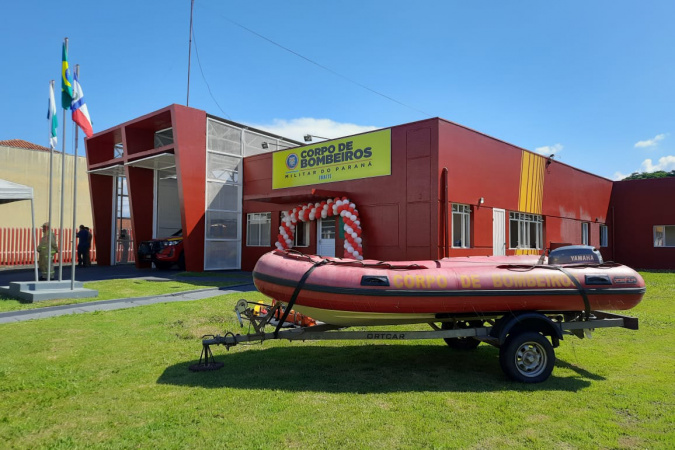 Ibaiti inaugura o primeiro Quartel de Bombeiro Integrado do Paraná