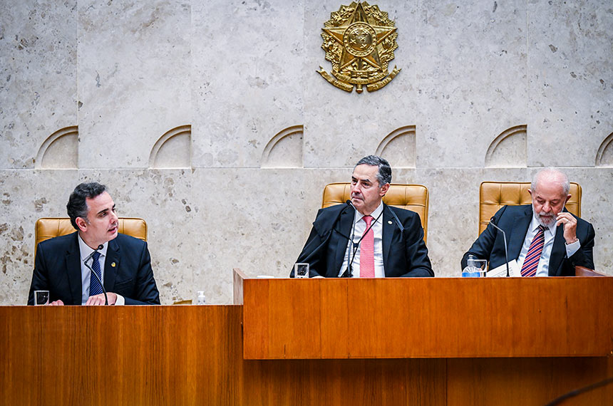 No STF, Pacheco cita volta da 'normalidade democrática' e harmonia entre Poderes — Senado Notícias