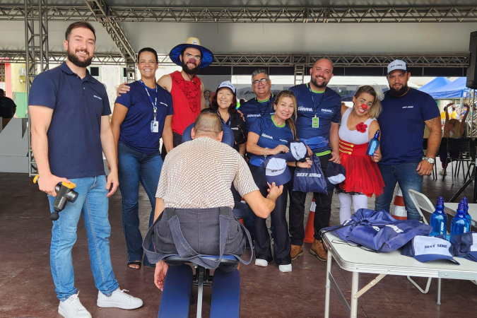 Turistas do cruzeiro foram recepcionados com ações culturais e sociais em Paranaguá