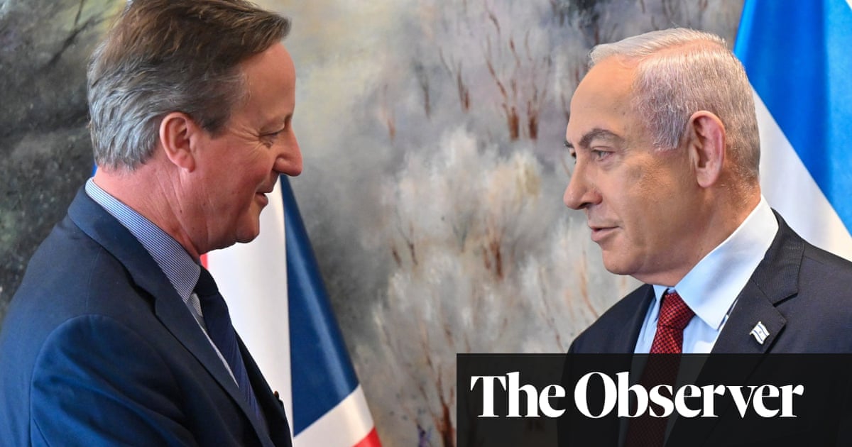 David Cameron, o ‘primeiro-ministro das Relações Exteriores’, é duro com Israel |  David Cameron