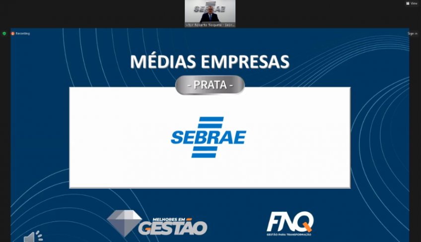 É Prata: Sebrae/PR é destaque nacional no Melhores em Gestão | ASN Paraná