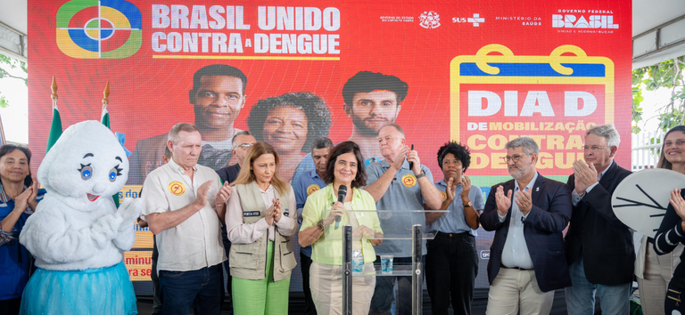 “Se não houver união, não haverá saúde”, declara ministra Nísia no Dia D contra a dengue — Agência Gov