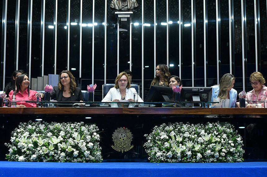 Semana do Dia da Mulher, no Senado, tem homenagens e debates sobre violência — Senado Notícias