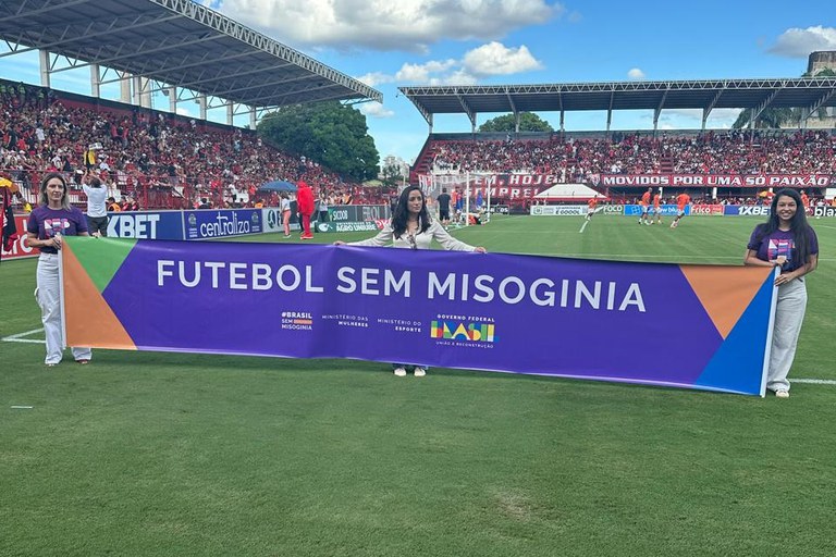 Ação conjunta dos ministérios do Esporte e das Mulheres contra misoginia entra em campo por todo o País — Agência Gov