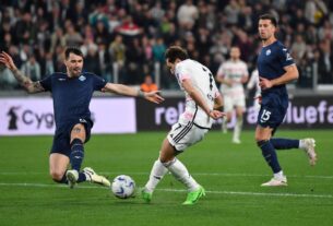 Juventus vence Lazio e sai na frente na semifinal da Copa da Itália