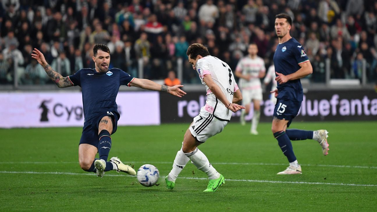 Juventus vence Lazio e sai na frente na semifinal da Copa da Itália