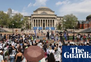 Manifestantes pró-Palestina em Columbia ignoram ultimato para limpar acampamento |  Protestos no campus dos EUA