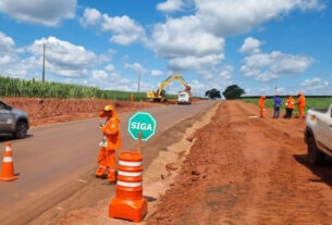 Serviços de pavimentação em concreto entre Goioerê e Quarto Centenário já começaram