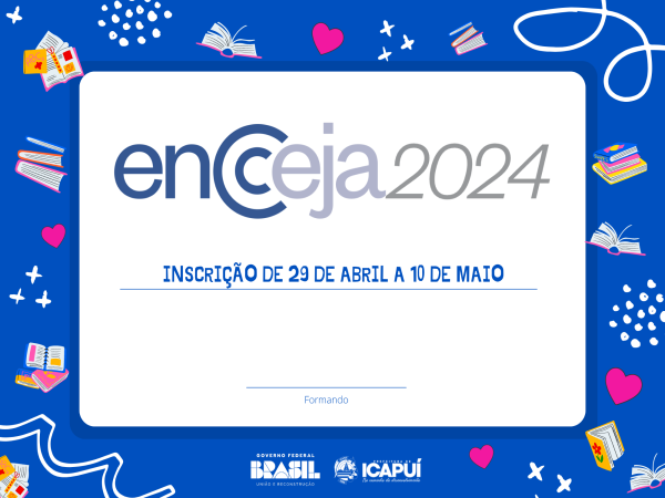 inscrições para o exame acontecem de 29 de abril a 10 de maio