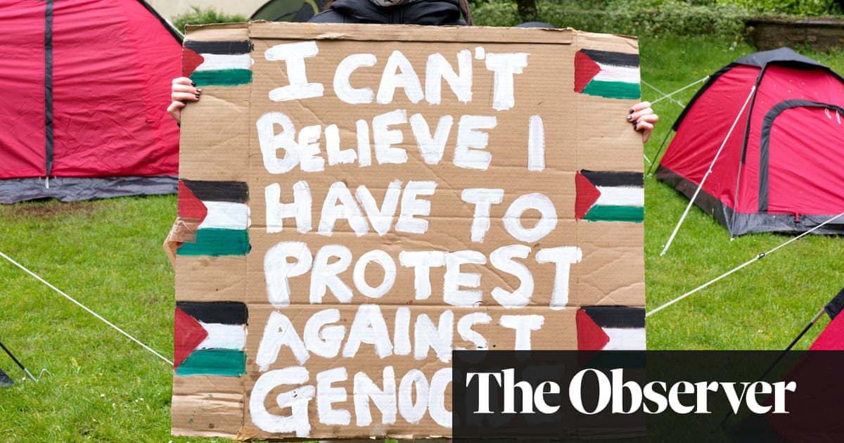 'Sinto-me enojado e envergonhado': acampamento estudantil de Bristol é um dos muitos que protestam contra ligações universitárias com Israel |  Universidades