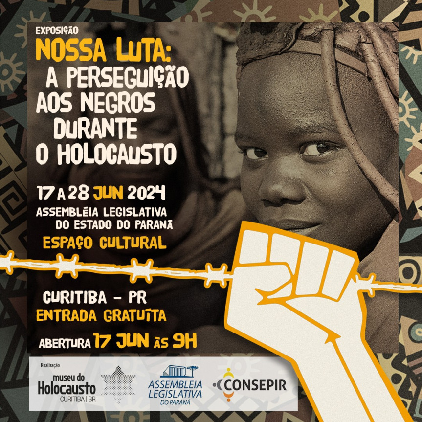 Assembleia Legislativa do Paraná | Notícias > Perseguição aos negros durante o Holocausto é tema de exposição na Assembleia