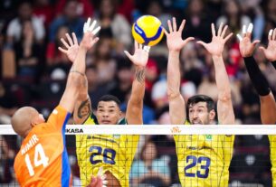 Brasil vence Holanda de virada na Liga das Nações de Vôlei Masculino