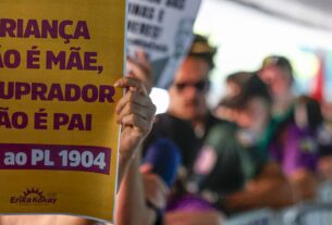 Brasília: mulheres fazem ato contra PL que equipara aborto a homicídio