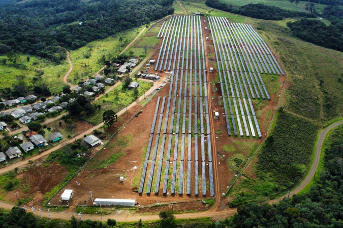 Nova usina solar da Copel em Reserva do Iguaçu entra em operação