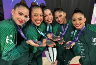 Ginástica rítmica: Brasil é prata em última competição antes de Paris