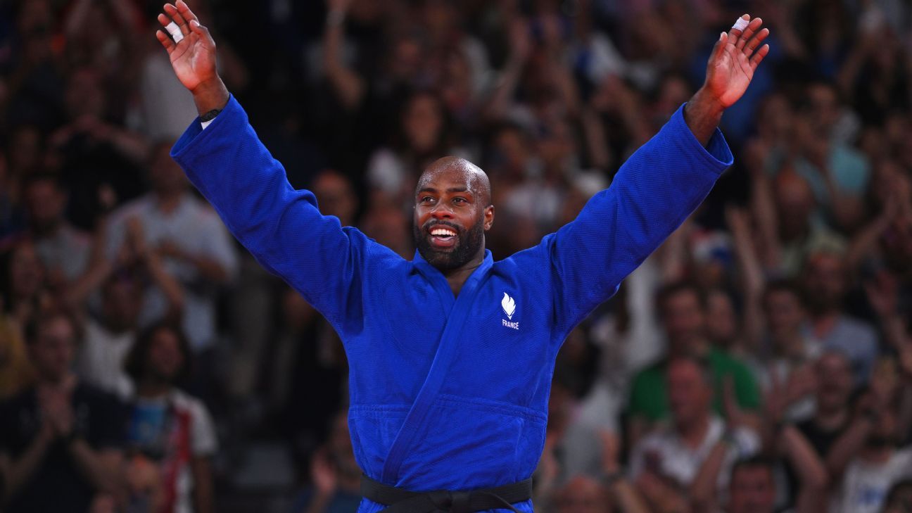 Como é assistir Teddy Riner lutar - e vencer - as Olimpíadas em casa