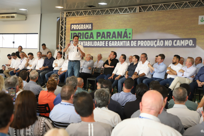 Governador lança programa de irrigação no campo com juros subsidiados pelo Estado