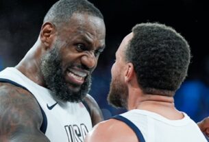 LeBron James reage a grande vitória dos Estados Unidos sobre a Sérvia e fala sobre aposentadoria