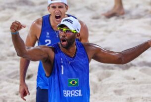 Olimpíadas: Evandro e Arthur são eliminados no vôlei de praia