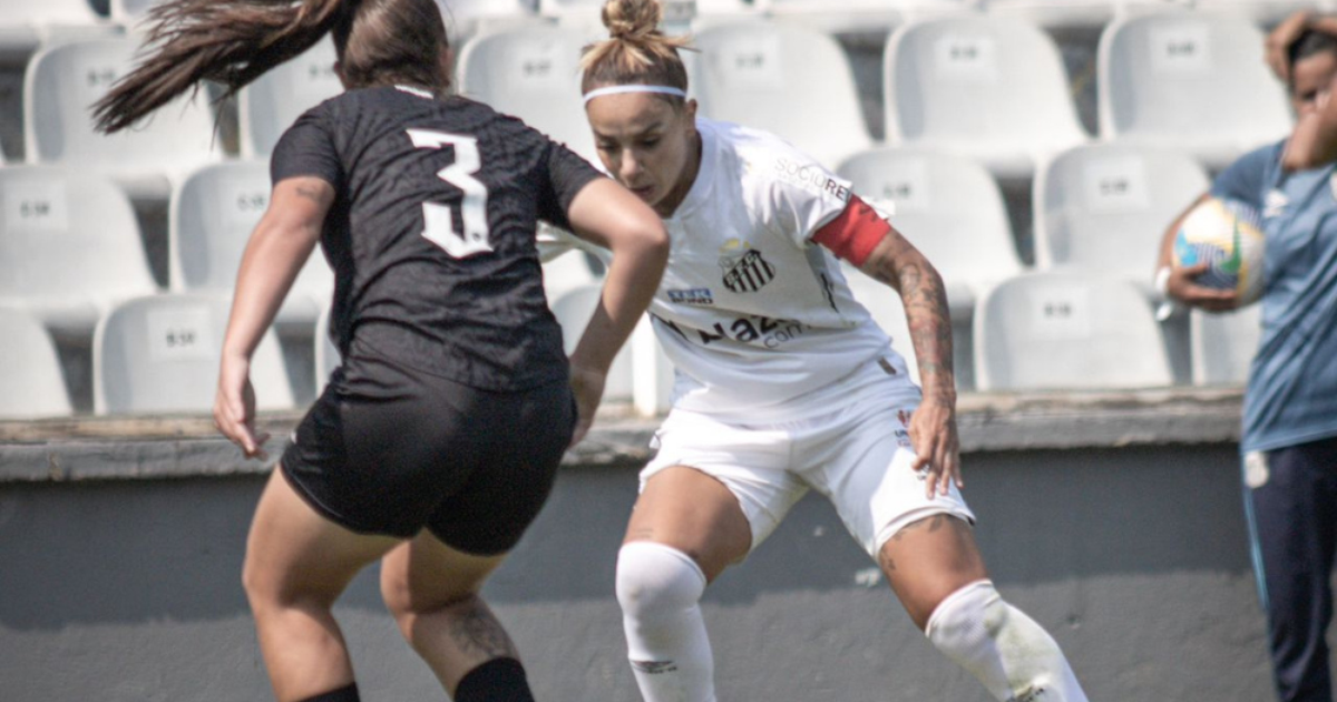 Santos e Botafogo empatam e caem no Brasileirão Feminino