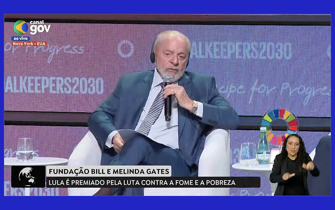 'A fome no mundo não é falta de dinheiro. É falta de vergonha', diz Lula. Assista — Agência Gov