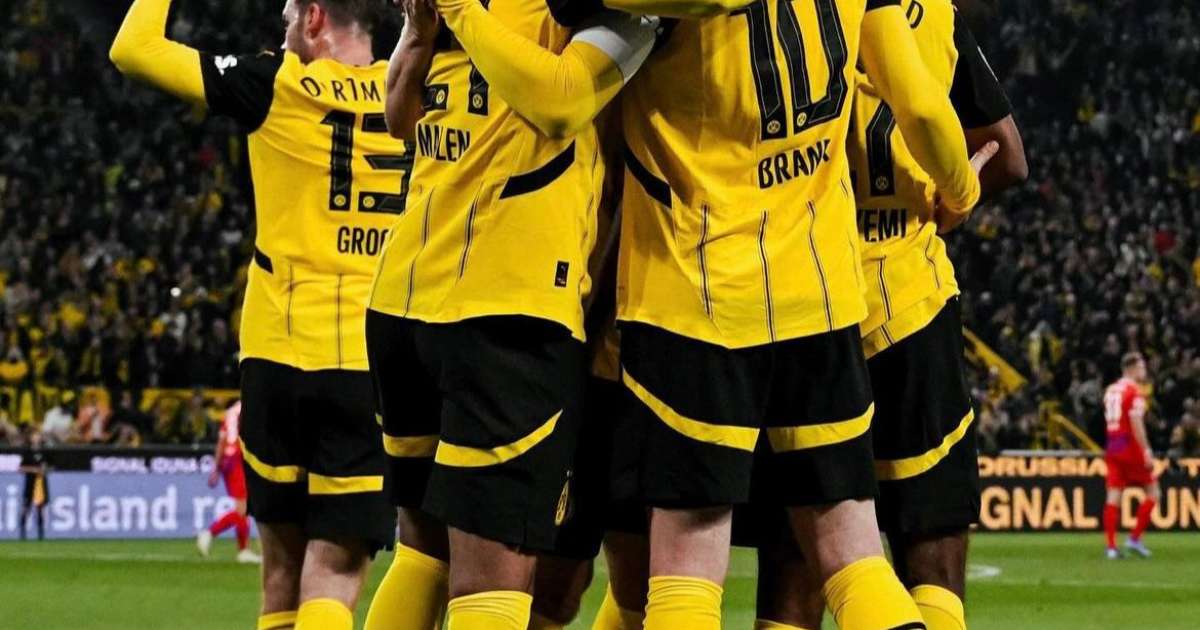 Em jogo movimentado, Borussia Dortmund vence Heidenheim e dorme na liderança da Bundesliga