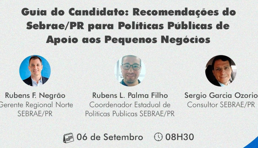 Guia do Candidato Empreendedor será divulgado no norte do Paraná | ASN Paraná