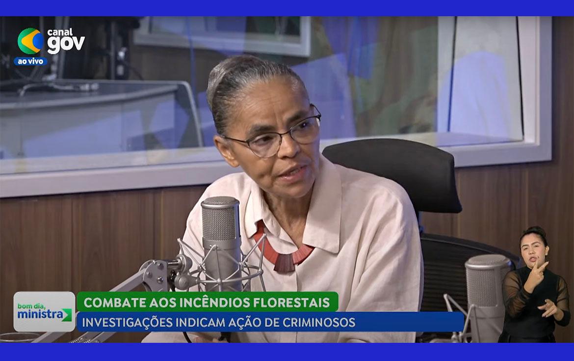 'Neste momento, qualquer incêndio se caracteriza como criminoso'. Assista — Agência Gov