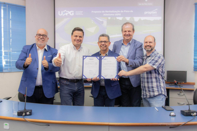 Nova pista de atletismo da UEPG terá dimensões para competições internacionais