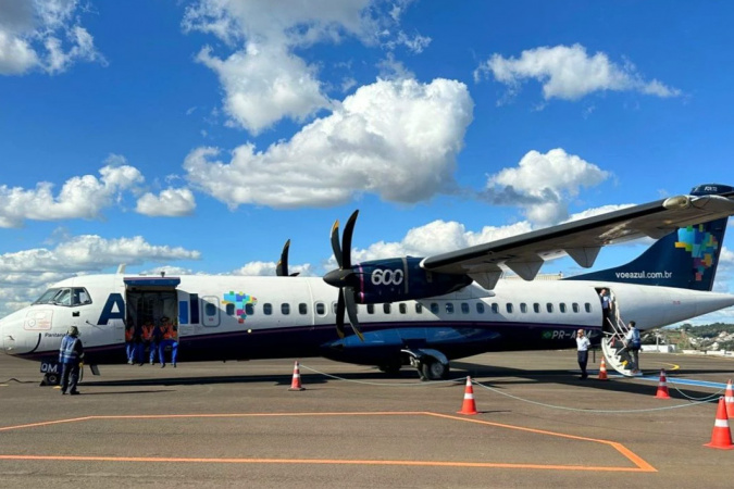 Voo direto entre Pato Branco e Campinas começa a operar nesta segunda-feira