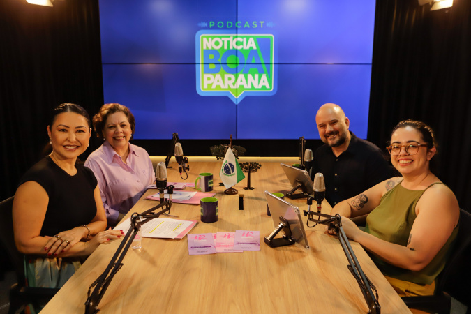 Ações do Paraná Rosa são destaques do podcast Notícia Boa Paraná