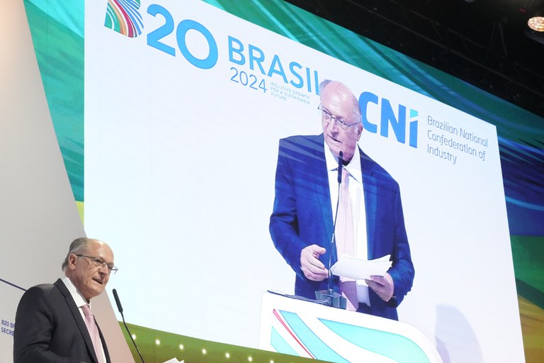 Alckmin reforça alinhamento entre as prioridades do B20 e do G20 — Agência Gov