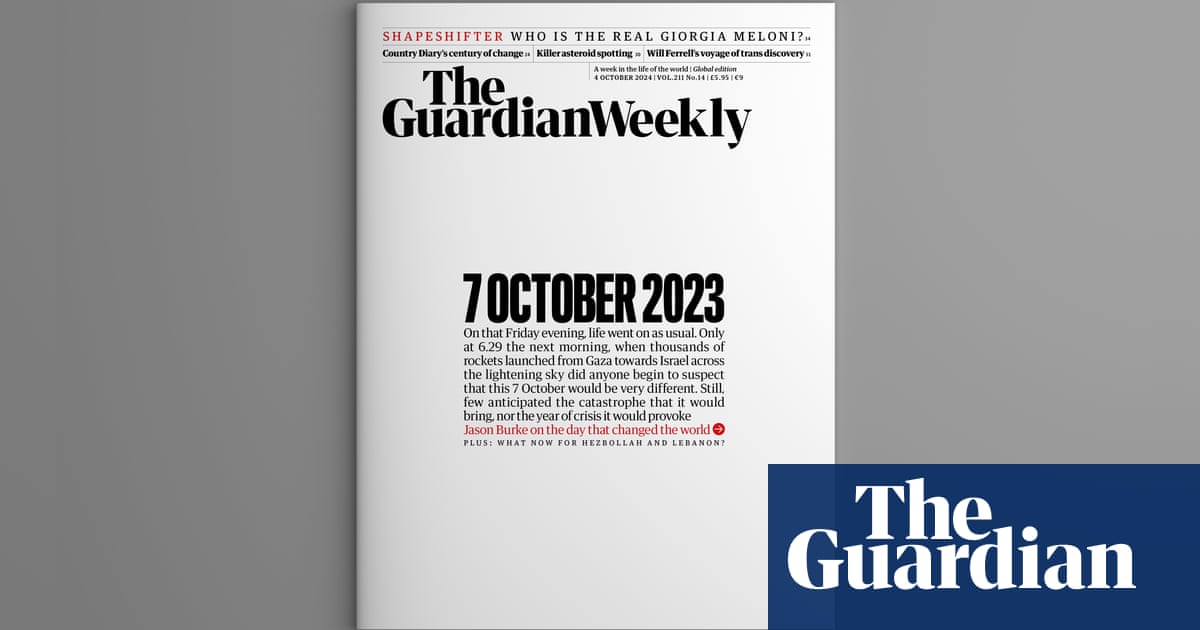 O dia que mudou o mundo: por dentro do Guardian Weekly de 4 de outubro | Guerra Israel-Gaza