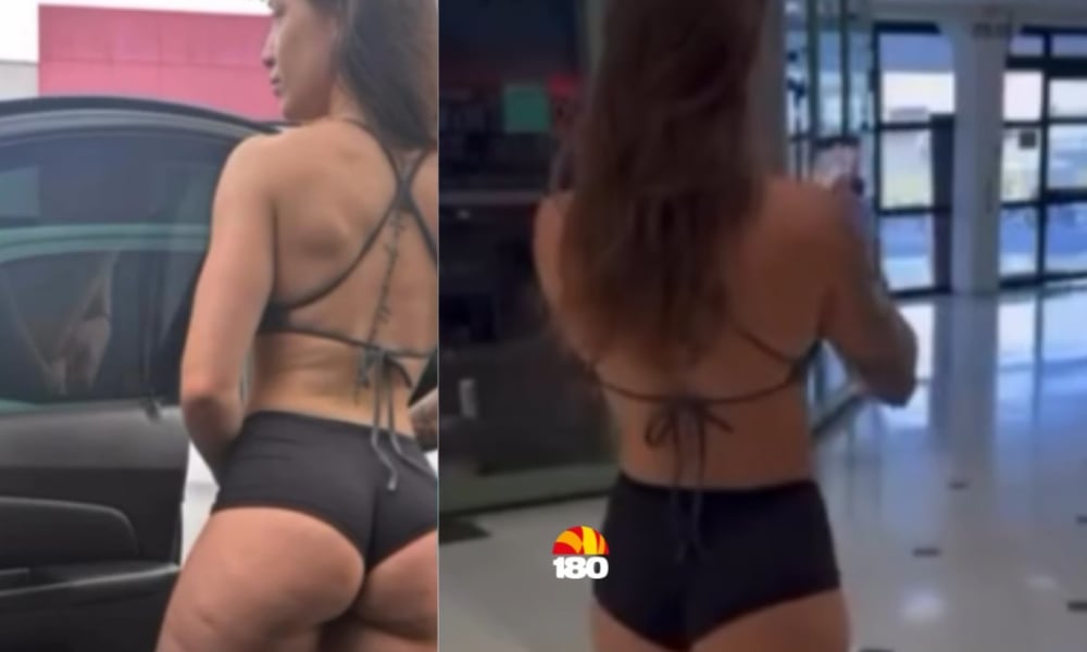 Mulher expulsa na academia