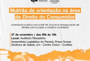 Assembleia Legislativa do Paraná | Notícias > Assembleia recebe inédito mutirão do consumidor promovido pela Defensoria Pública