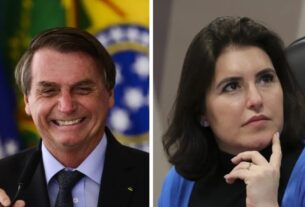 Bolsonaro ironiza fala de Tebet sobre valor do dólar