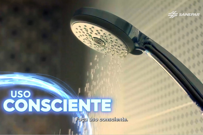 Campanha da Sanepar chama atenção para crise climática e uso consciente da água