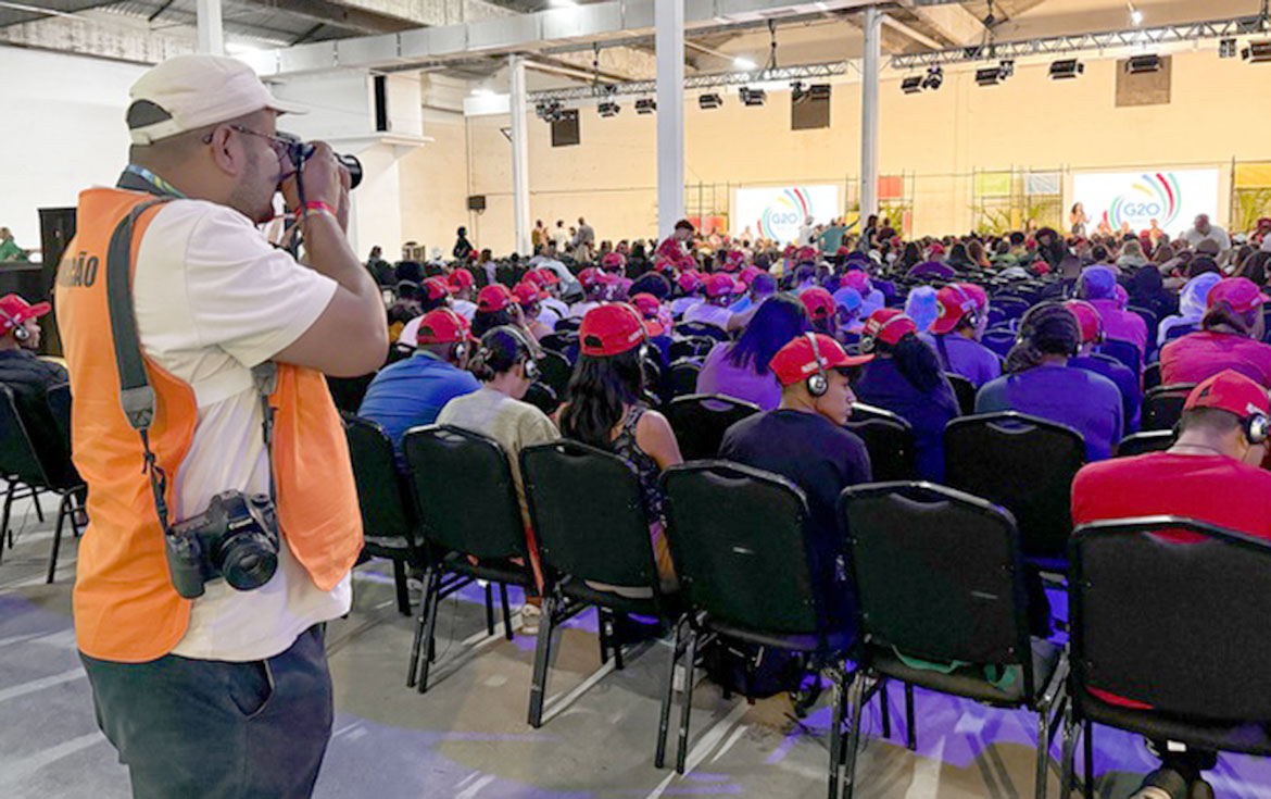 Comunicadores populares participam da primeira cobertura colaborativa do G20 Social — Agência Gov