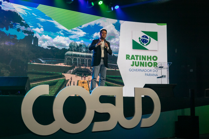 Cosud: Ratinho Junior defende integração na segurança e penas mais duras ao crime organizado