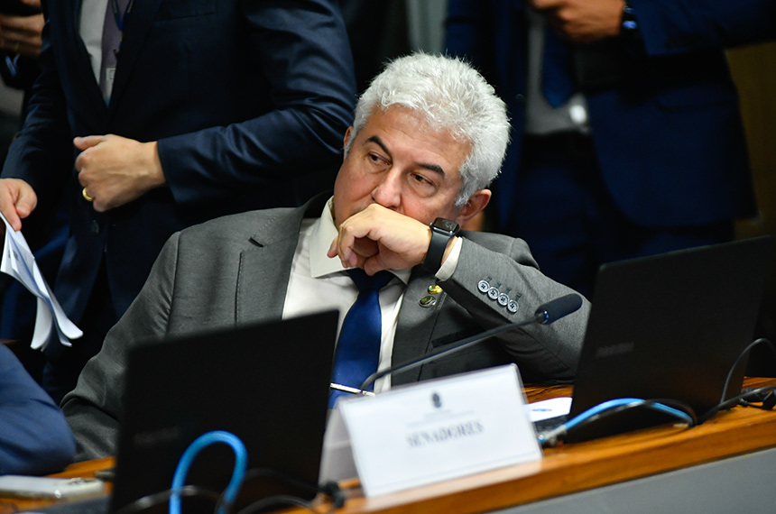 À bancada, senador Astronauta Marcos Pontes (PL-SP).