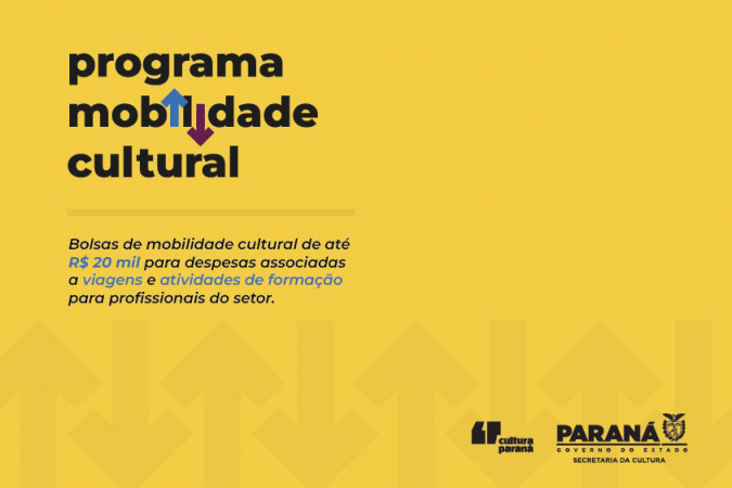 Estado lança edital inédito de mobilidade cultural para apoiar profissionais do setor