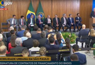 Lula recebe Tarcísio e Nunes para anunciar crédito de R$ 10,65 bi em mobilidade para São Paulo — Agência Gov