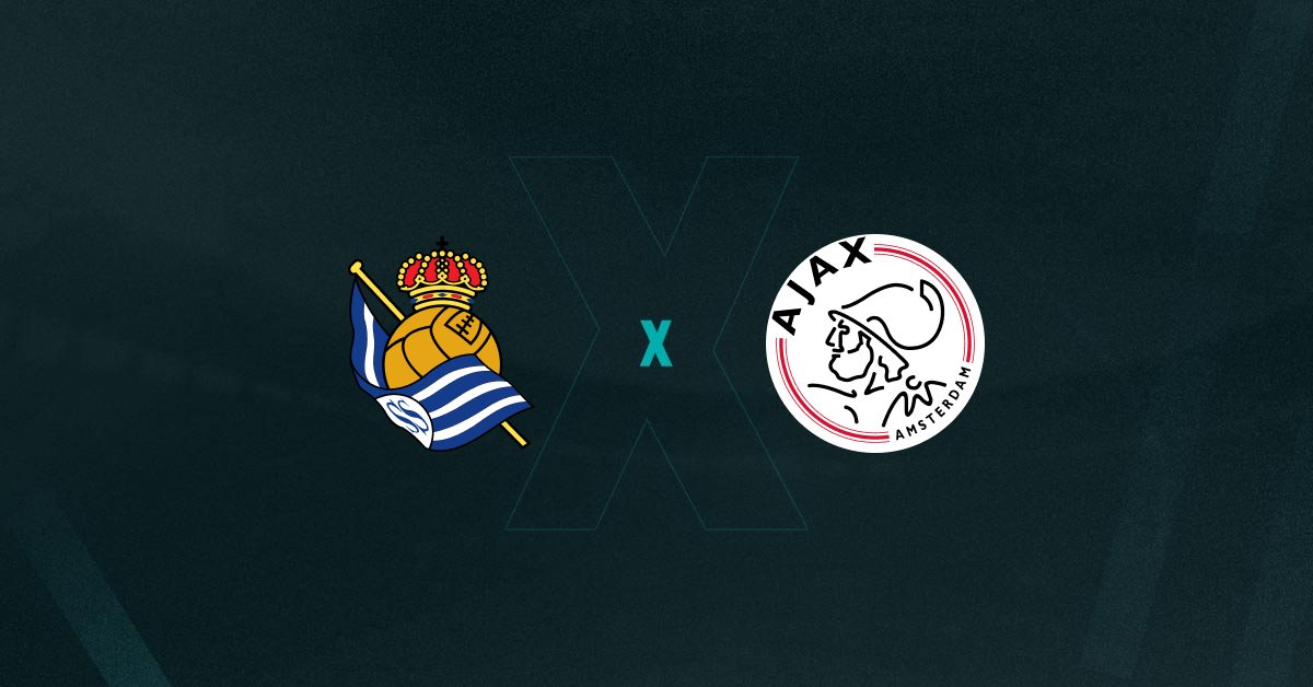 Escudos de Real Sociedad x Ajax, que duelam pela Europa League