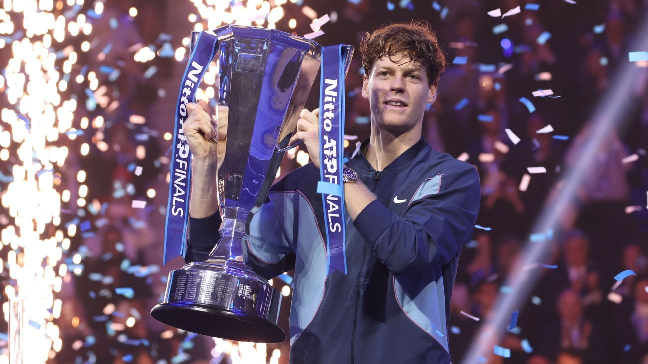 Sinner é campeão do ATP Finals após derrotar Fritz e leva quase 30 milhões de reais