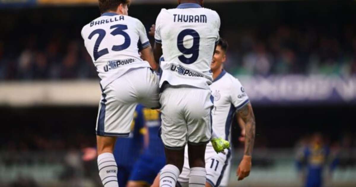 Thuram brilha na goleada da Inter de Milão sobre o Verona